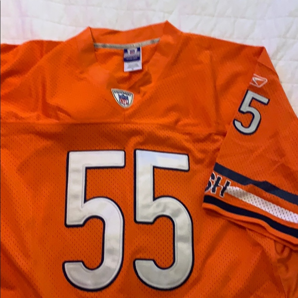 Reebok Authentic Chicago Bears Jersey #55 Briggs